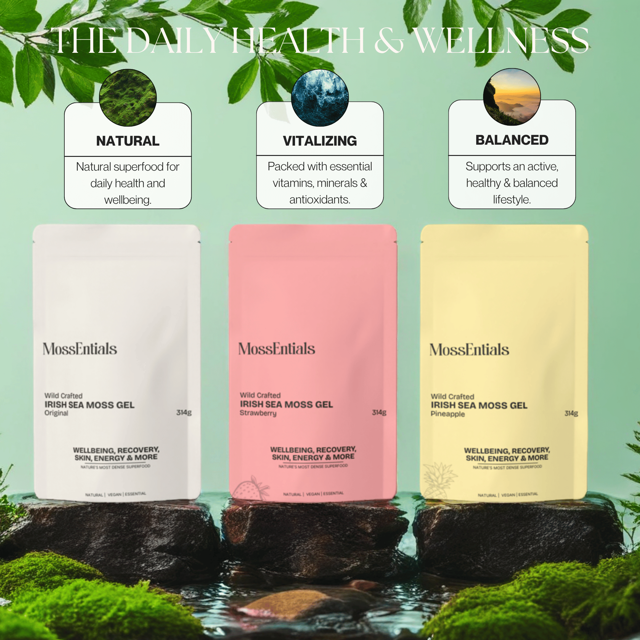 Irish Sea Moss Gel Trio Bundle