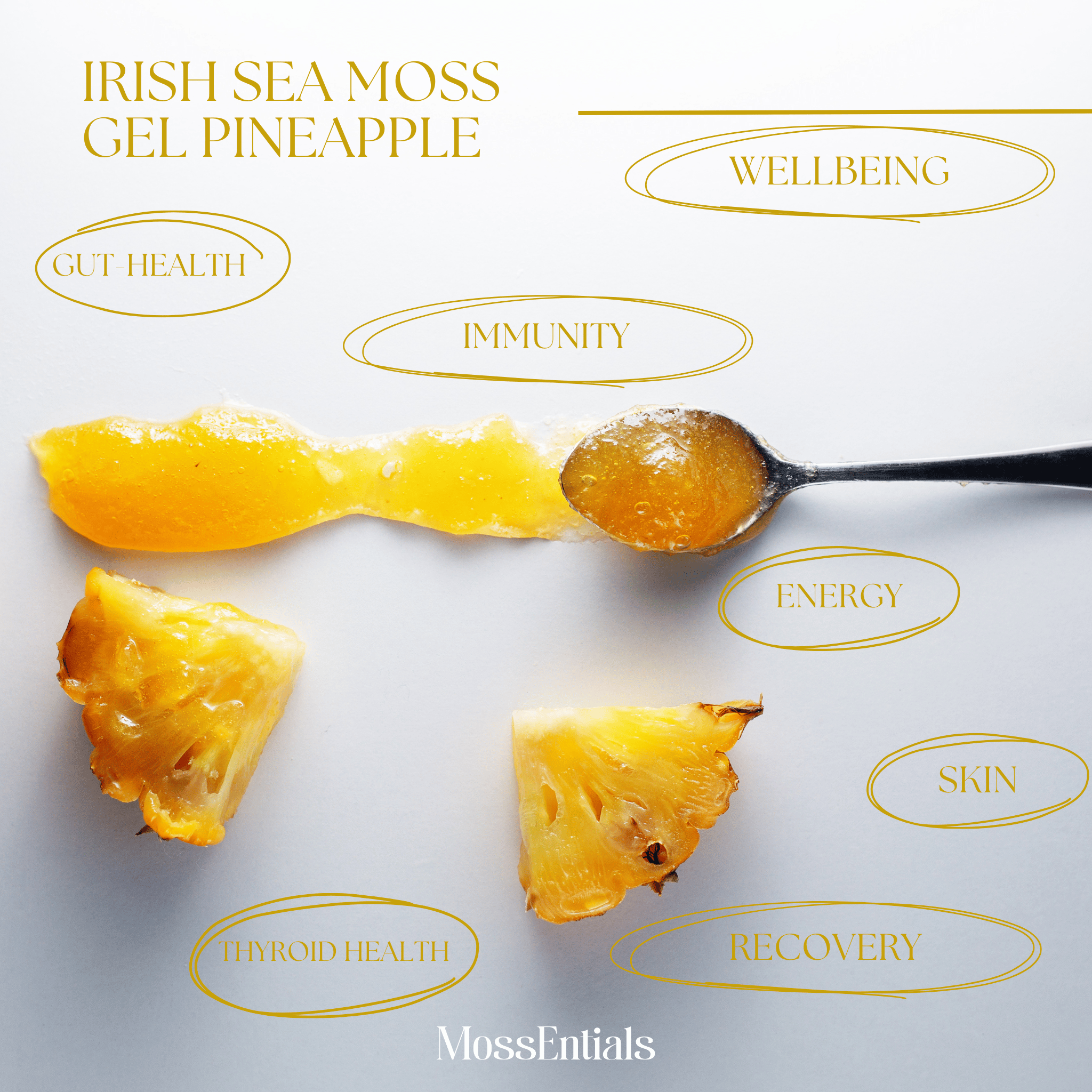 Irish Sea Moss Gel Pineapple
