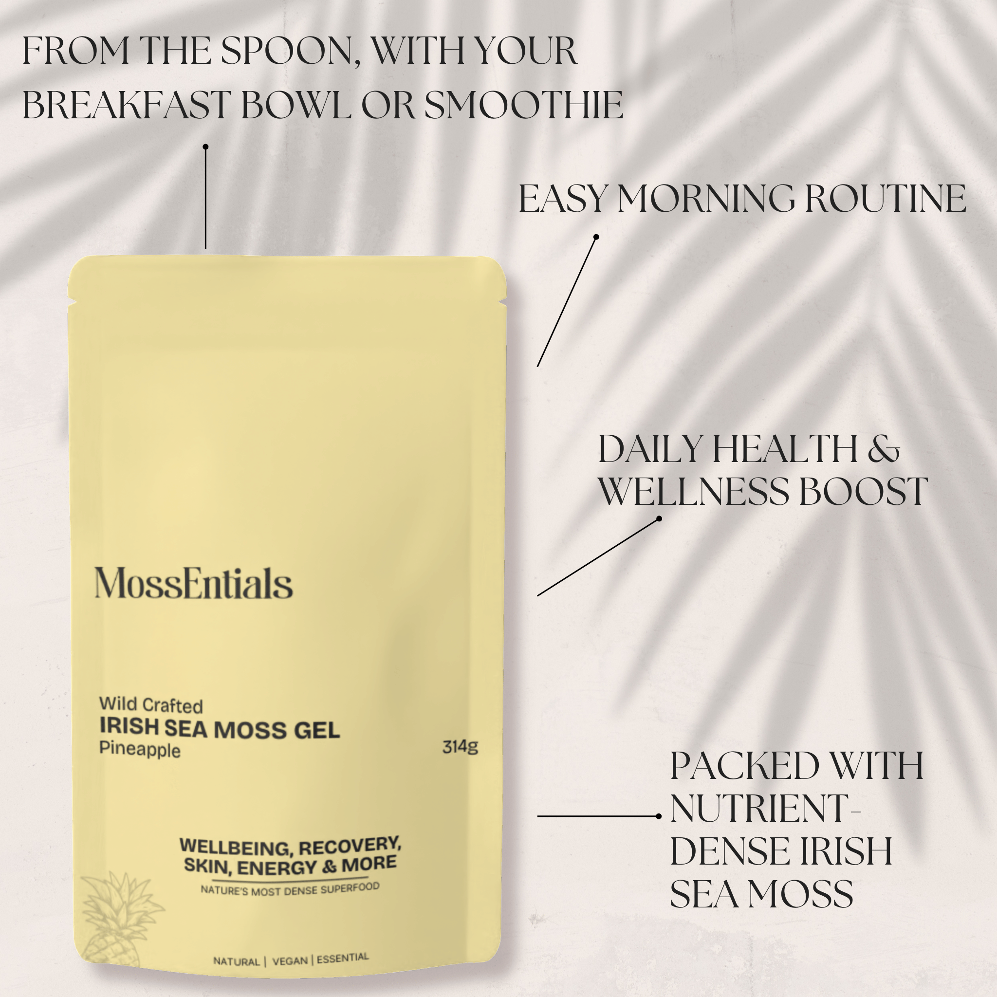 Irish Sea Moss Gel Pineapple