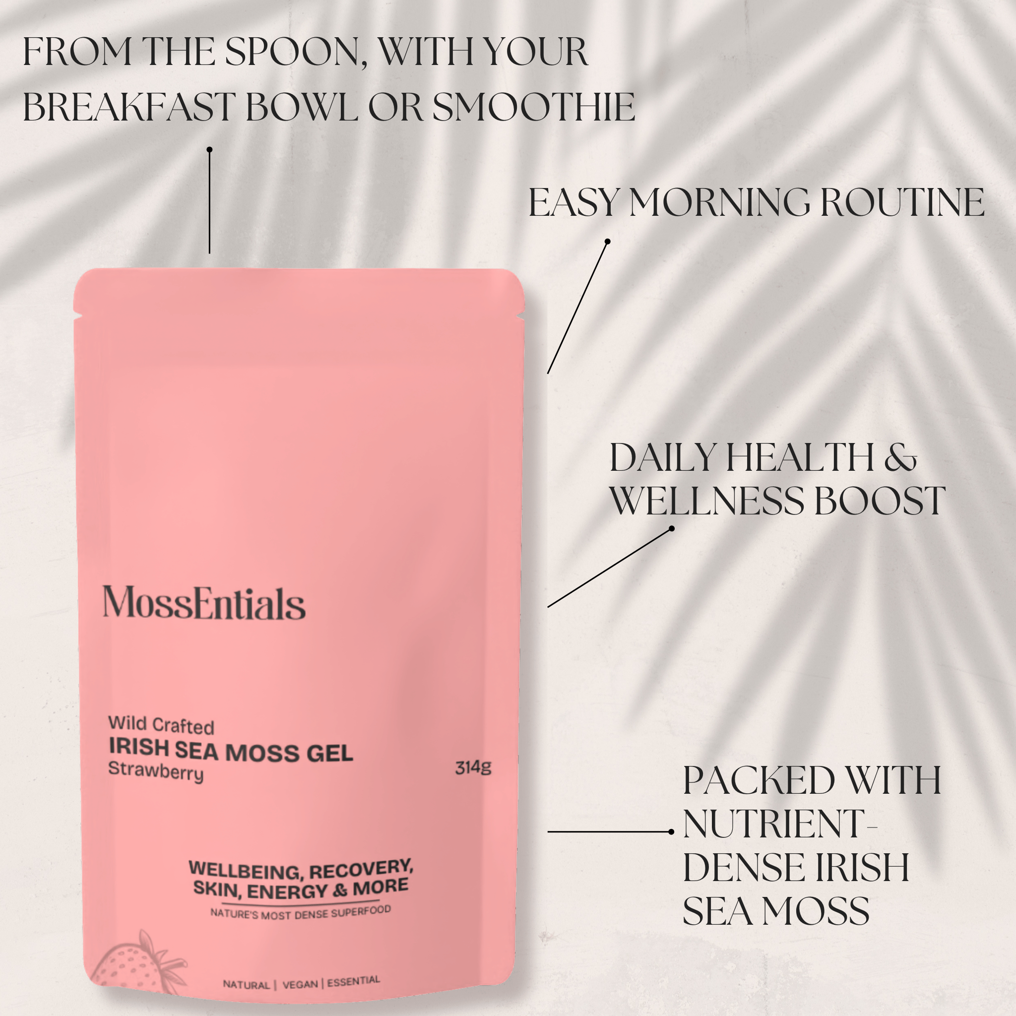 Irish Sea Moss Gel Strawberry